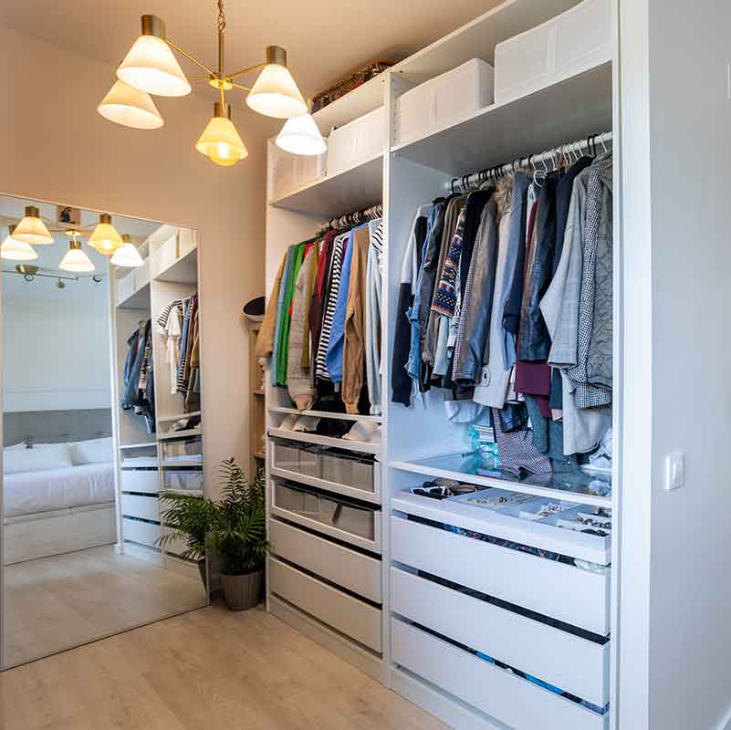 New Look Reformas. reforma de habitación vestidor