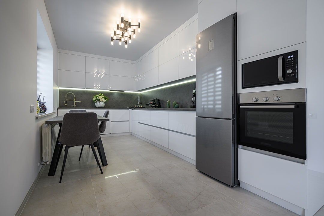 reformas integrales en sant cugat - reforma de piso tipo estudio -cocina comedor