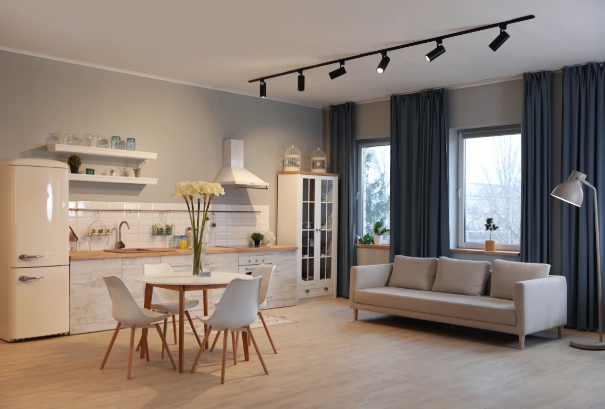 unir cocina y comedor - cocina abierta al salón- reforma integral en Barcelona - tirar tabique de la cocina y para crear ambiente - New Look Reformas Integrales